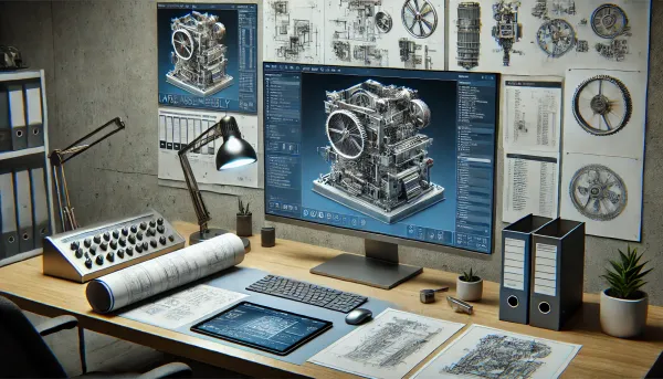 Design plan and file management for large assemblies